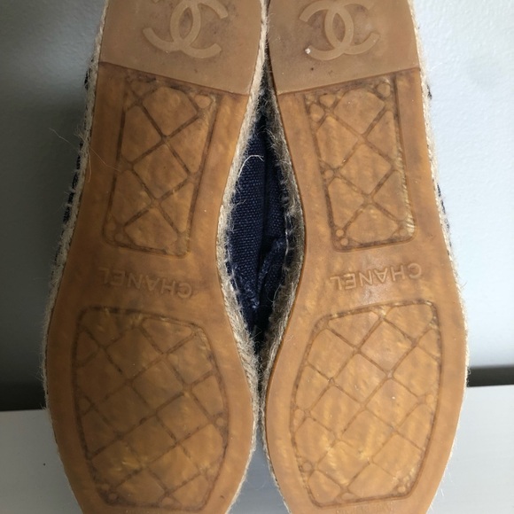 Chanel denim espadrilles High Top size 37 EU - Picture 8 of 9